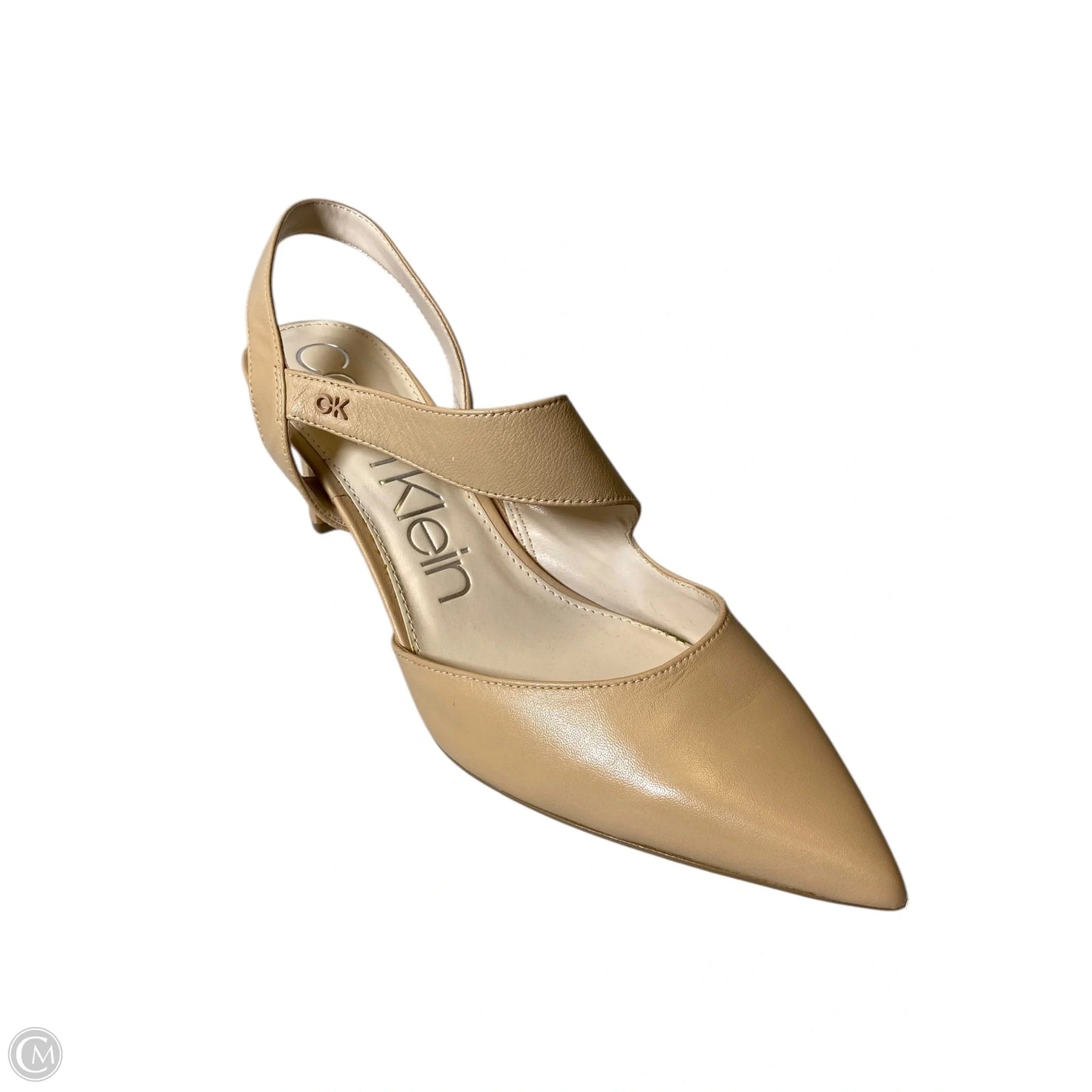 Shoes Heels Kitten By Calvin Klein In Beige, Size: 11