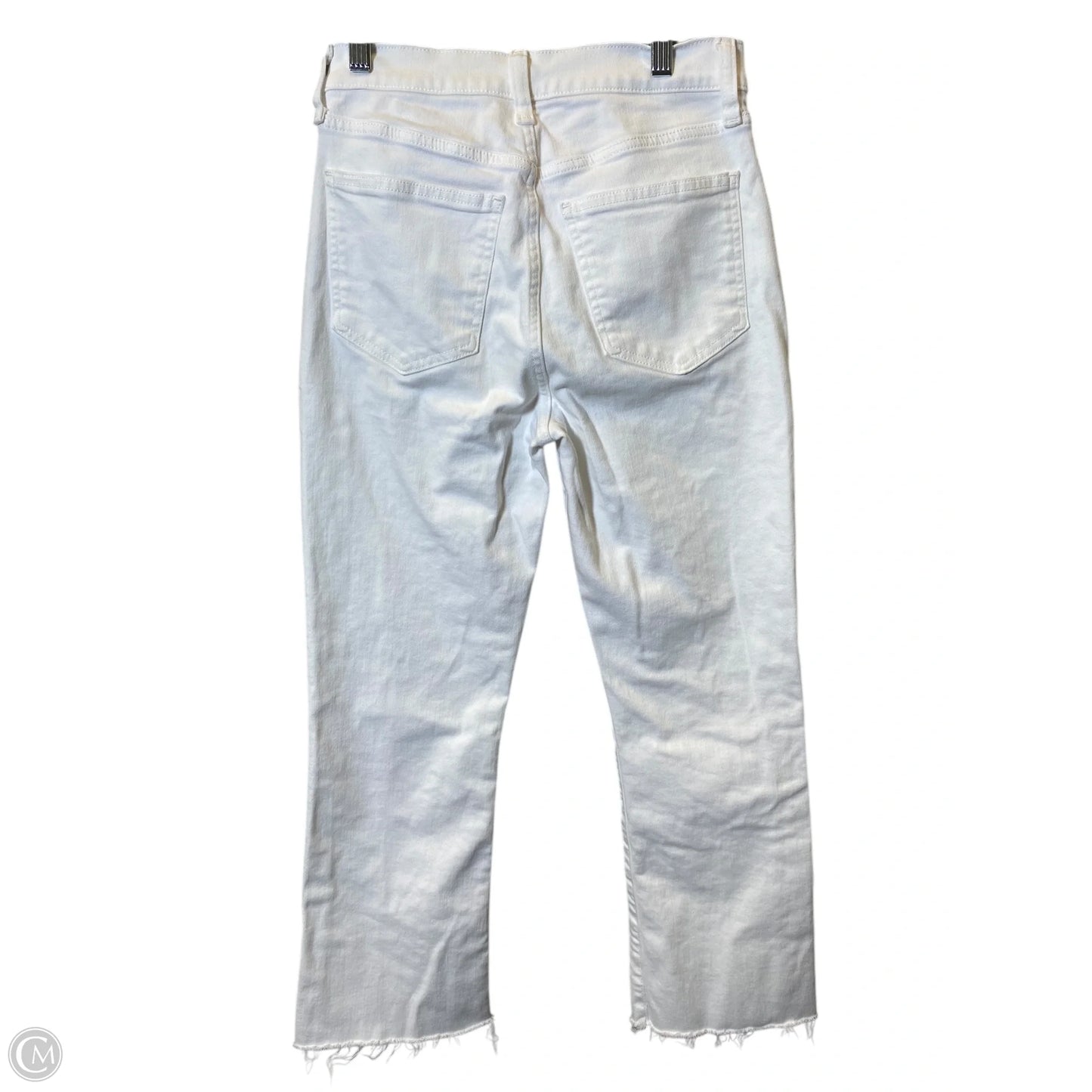 Jeans Straight By Gap In White, Size: 4