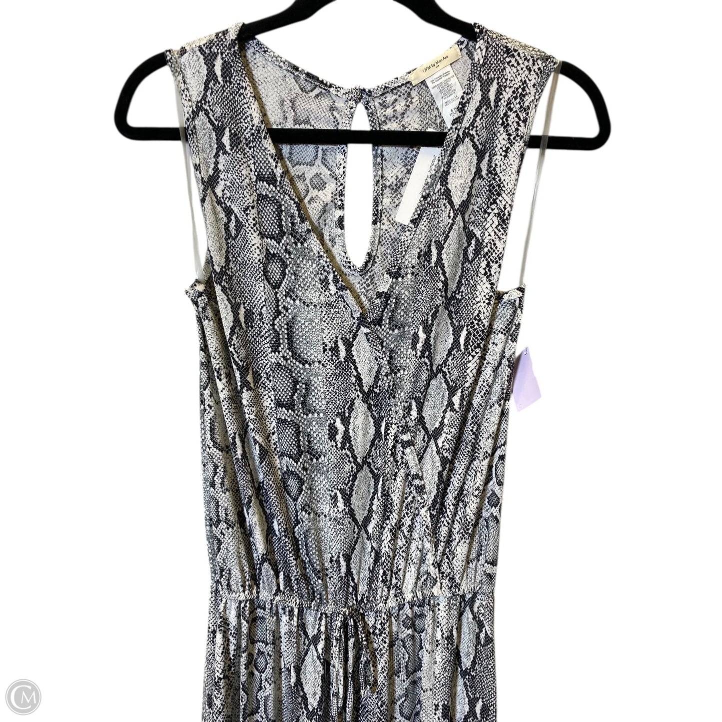 Jumpsuit By Clothes Mentor In Snakeskin Print, Size: M