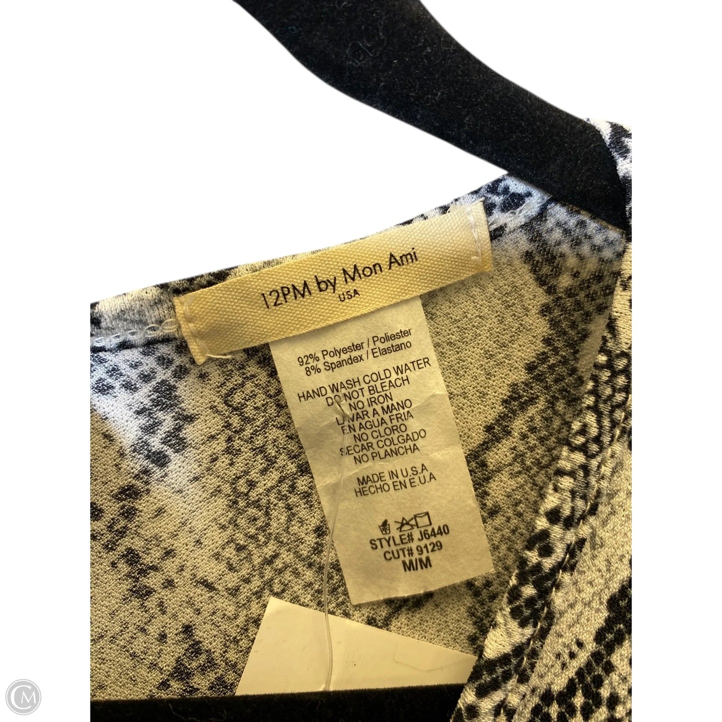 Jumpsuit By Clothes Mentor In Snakeskin Print, Size: M