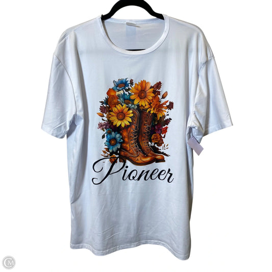 Top Short Sleeve By Clothes Mentor In Multi-colored, Size: Xl