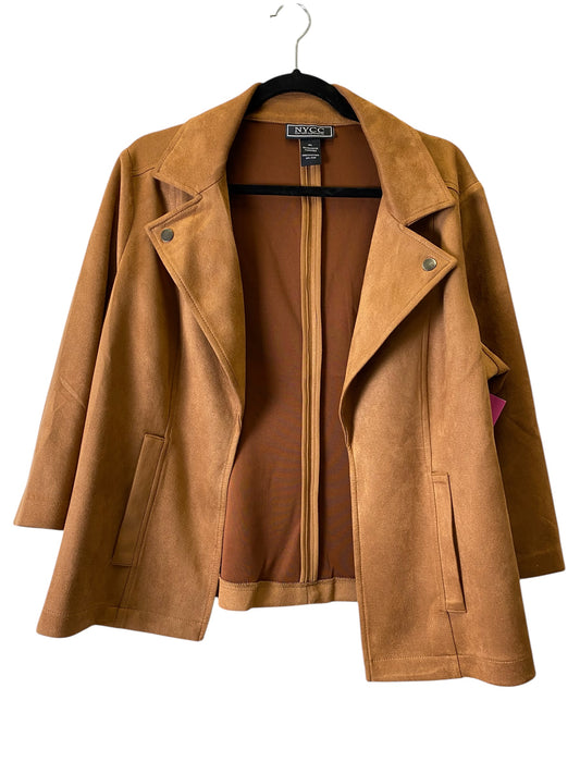 Jacket Moto By Cmc In Brown, Size: Xl