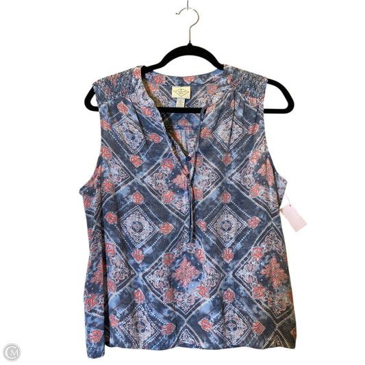 Top Sleeveless By White House Black Market In Black & White, Size: L