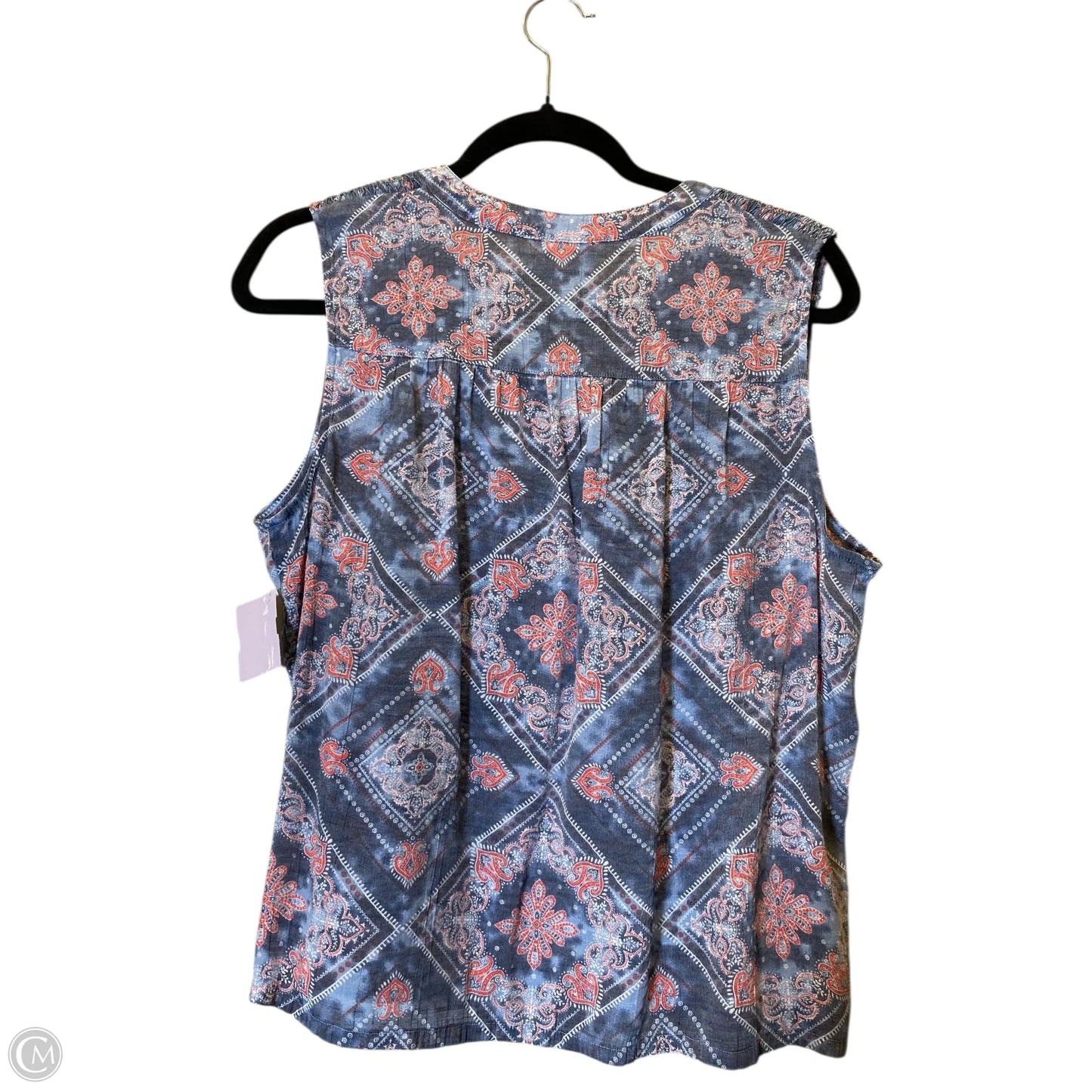 Top Sleeveless By White House Black Market In Black & White, Size: L