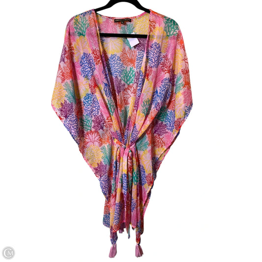 Swimwear Cover-up By Clothes Mentor In Multi-colored, Size: Xl
