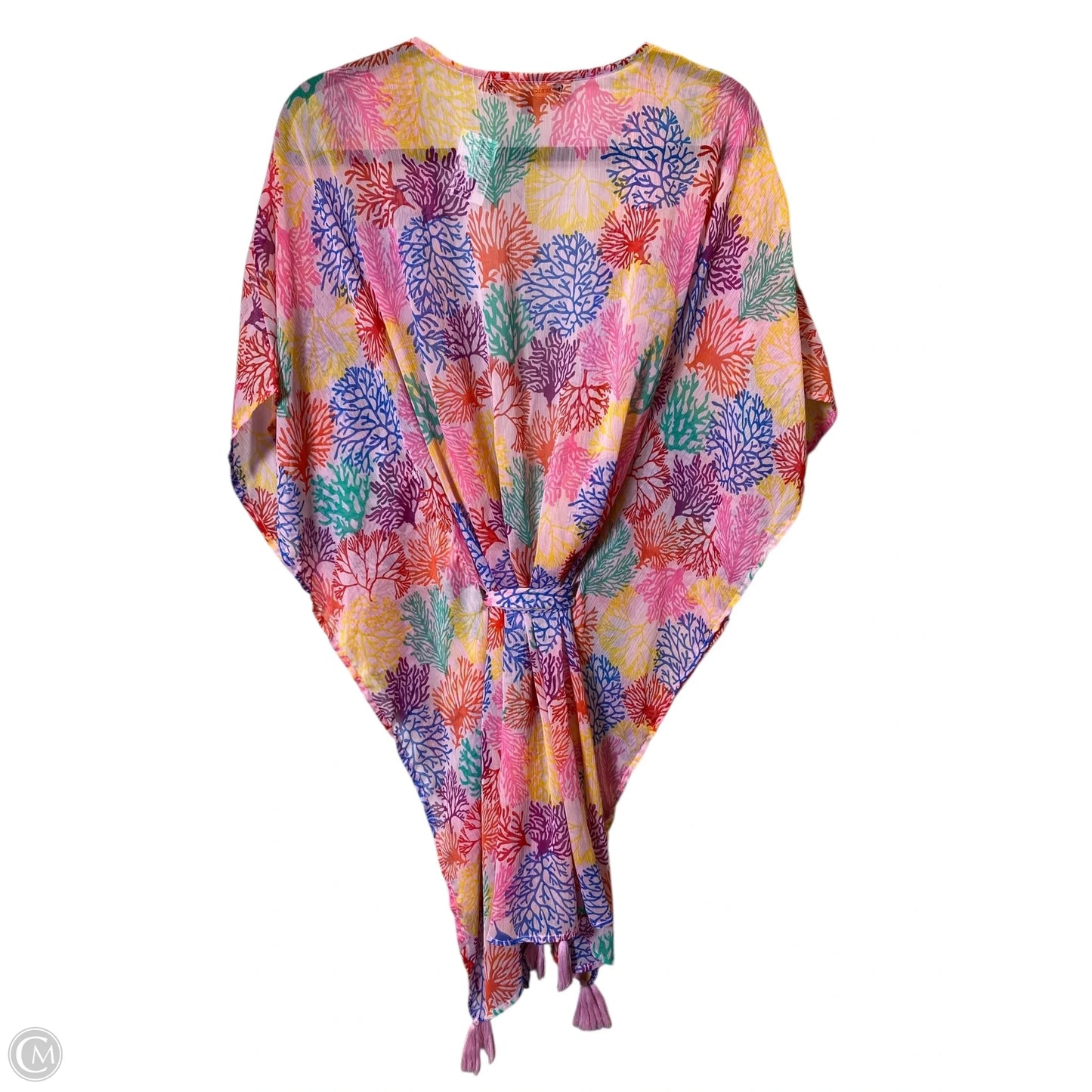 Swimwear Cover-up By Clothes Mentor In Multi-colored, Size: Xl
