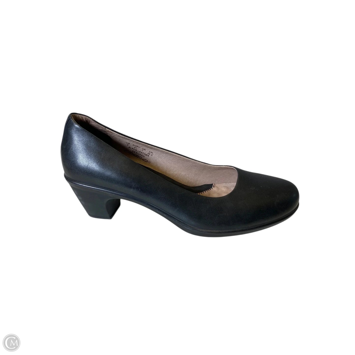 Shoes Heels Block By Hush Puppies In Black, Size: 9