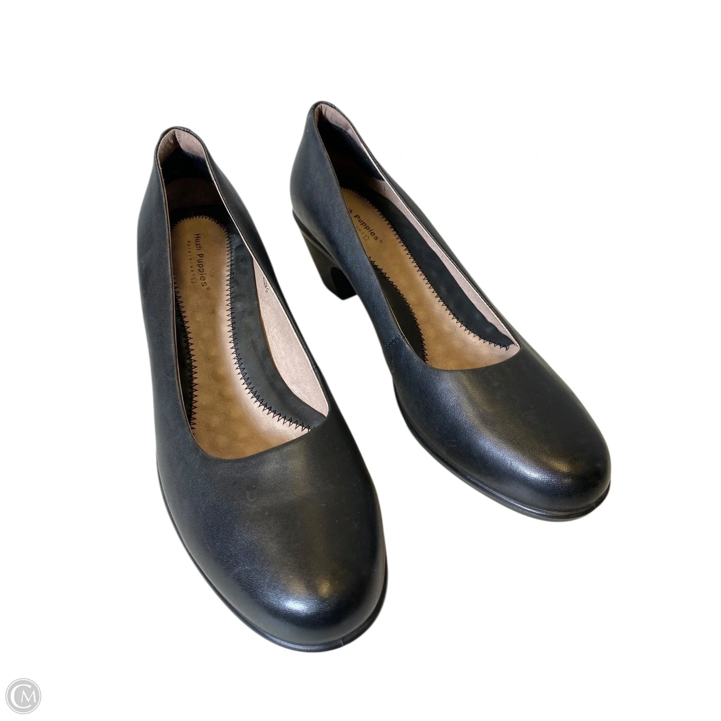 Shoes Heels Block By Hush Puppies In Black, Size: 9