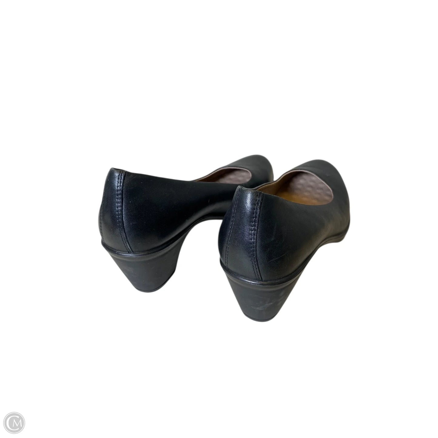 Shoes Heels Block By Hush Puppies In Black, Size: 9