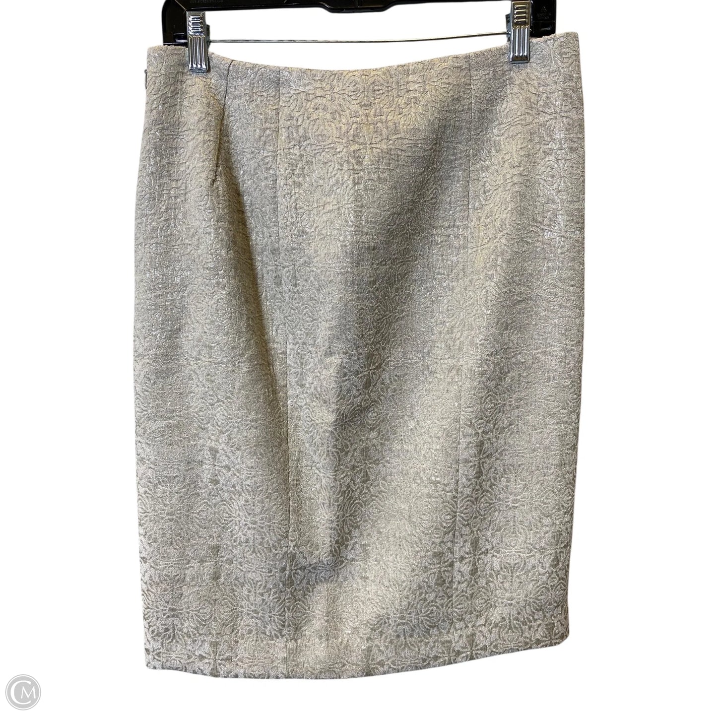 Skirt Midi By Ann Taylor In Grey, Size: M