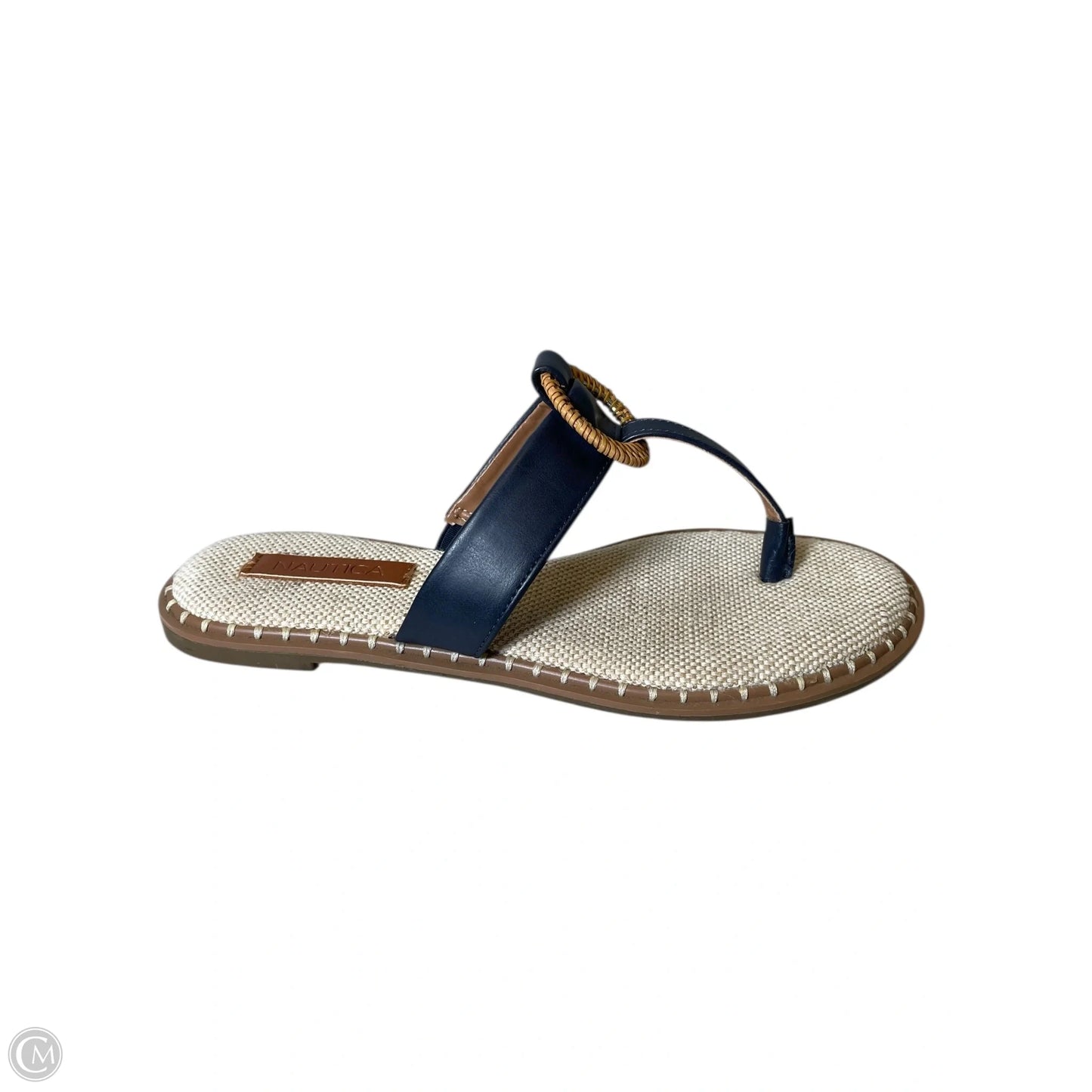 Sandals Flats By Nautica In Navy, Size: 9