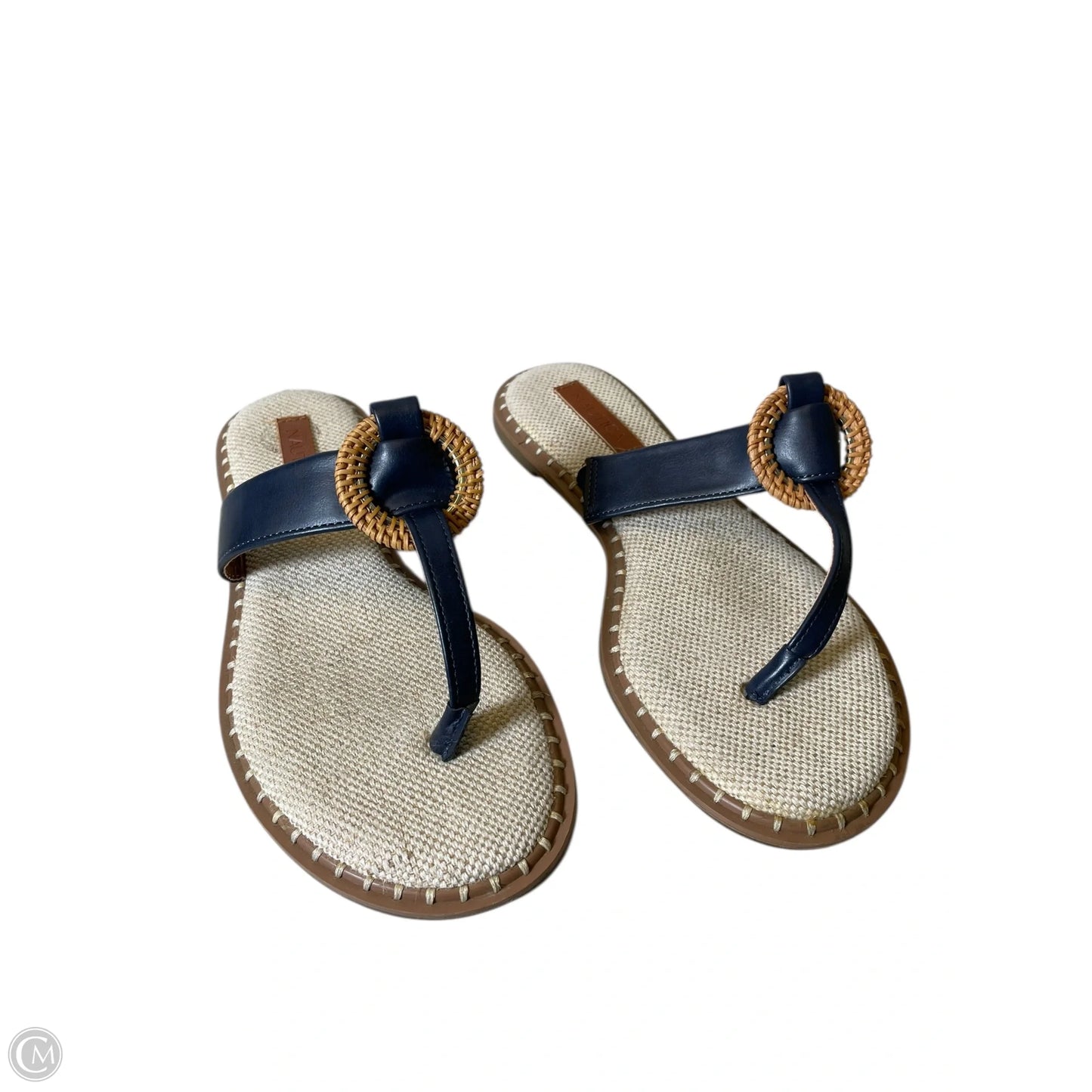 Sandals Flats By Nautica In Navy, Size: 9