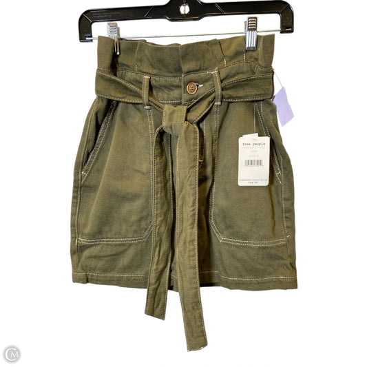 Skirt Mini & Short By Free People In Green, Size: 2