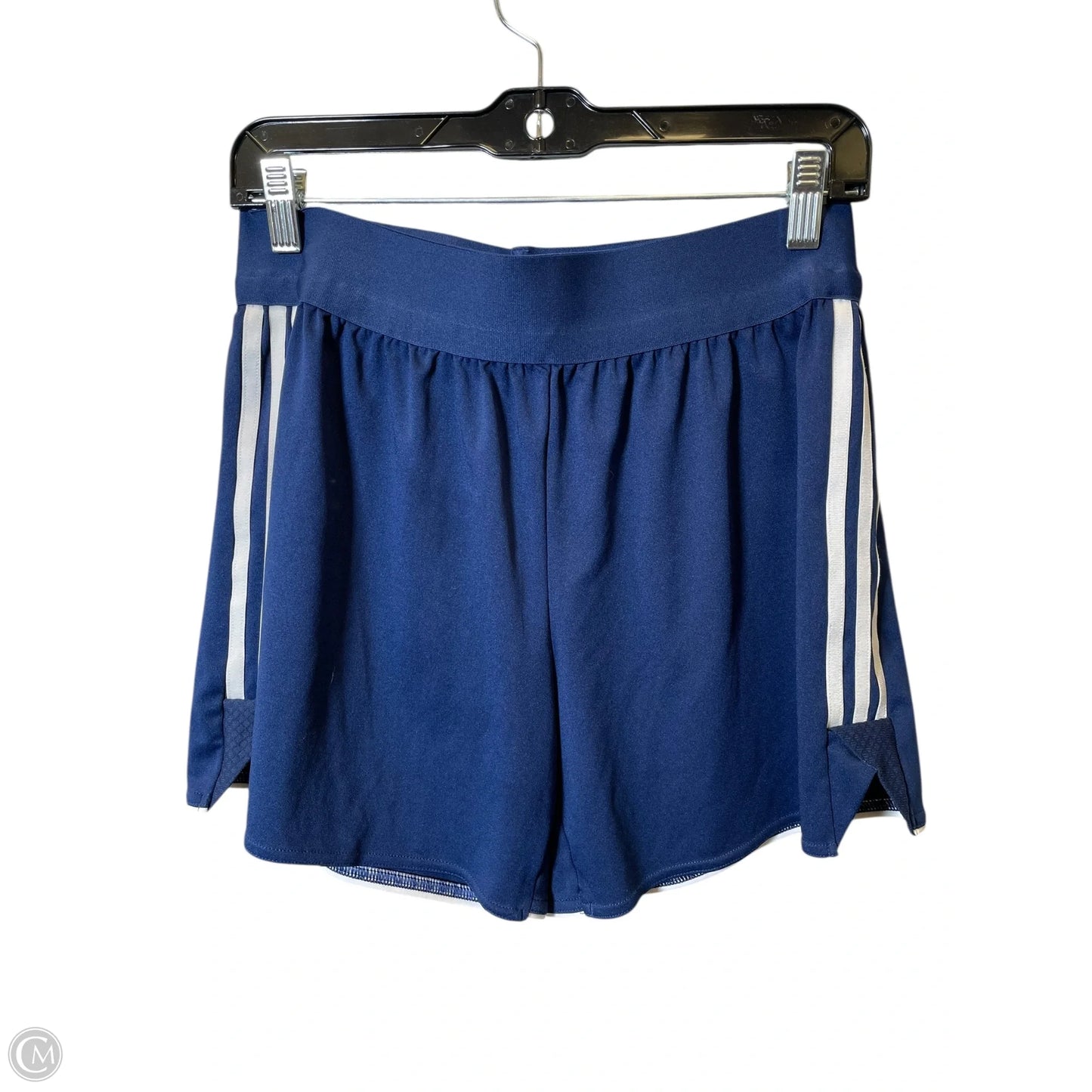 Athletic Shorts By Adidas In Blue & White, Size: M