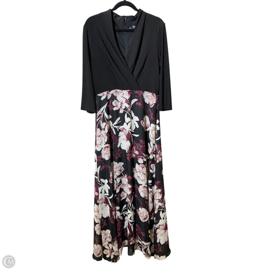 Dress Casual Maxi By Clothes Mentor In Floral Print, Size: L