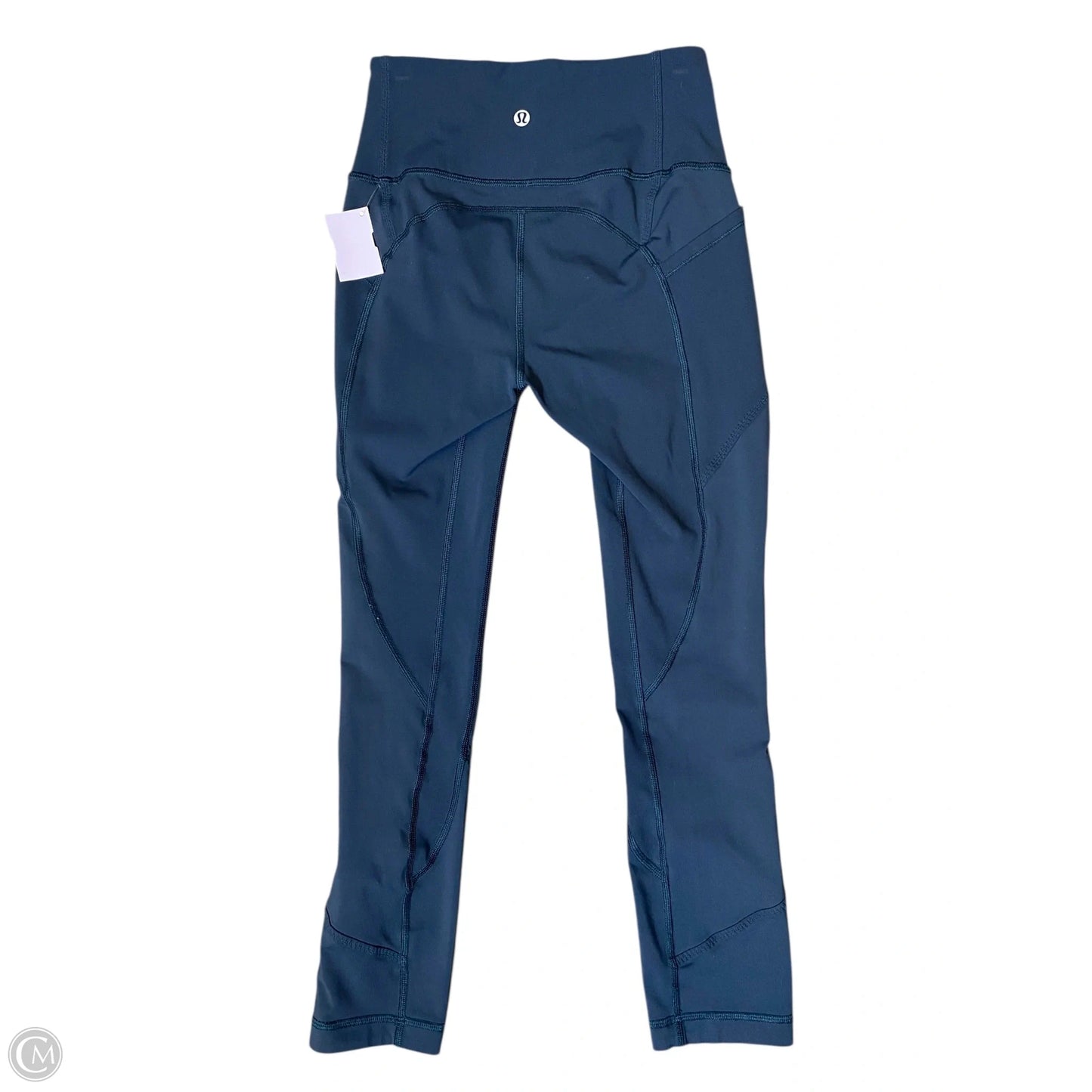 Athletic Leggings By Lululemon In Blue, Size: 4