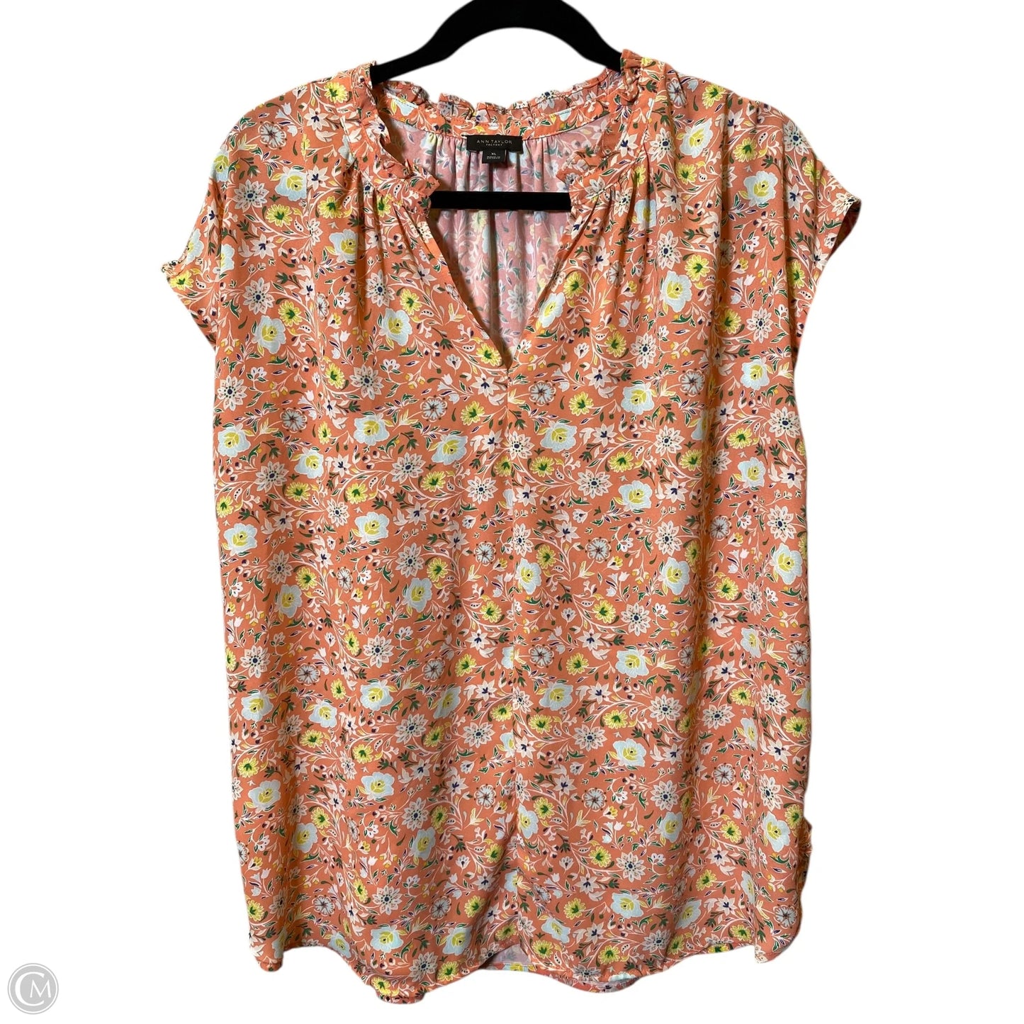 Top Sleeveless By Ann Taylor In Multi-colored, Size: Xl