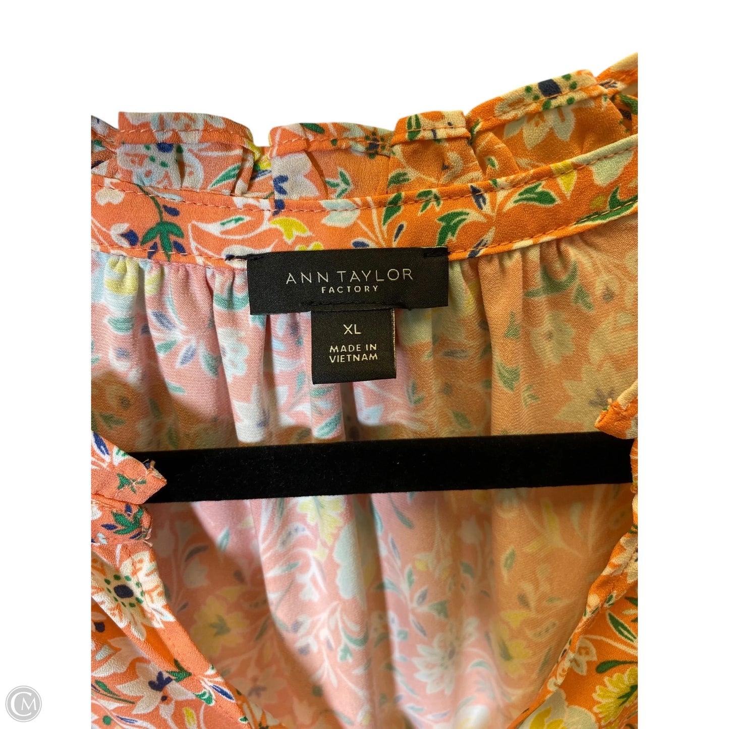 Top Sleeveless By Ann Taylor In Multi-colored, Size: Xl