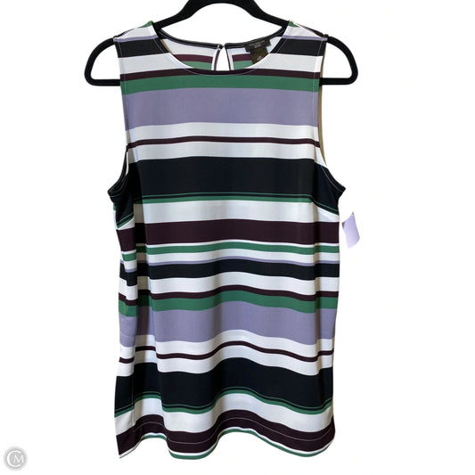 Top Sleeveless By Ann Taylor In Multi-colored, Size: Lp