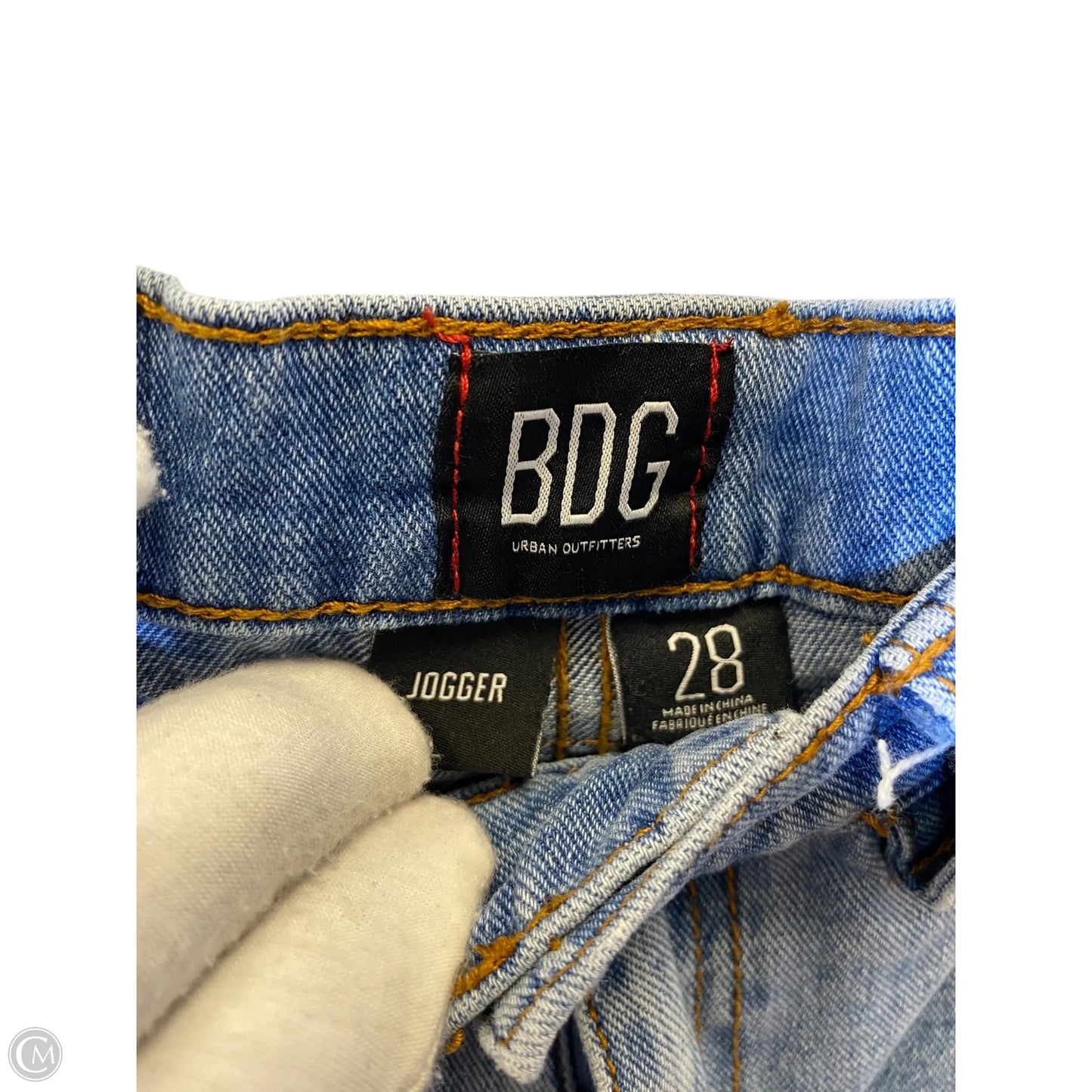 Jeans Straight By Bdg In Blue Denim, Size: 6