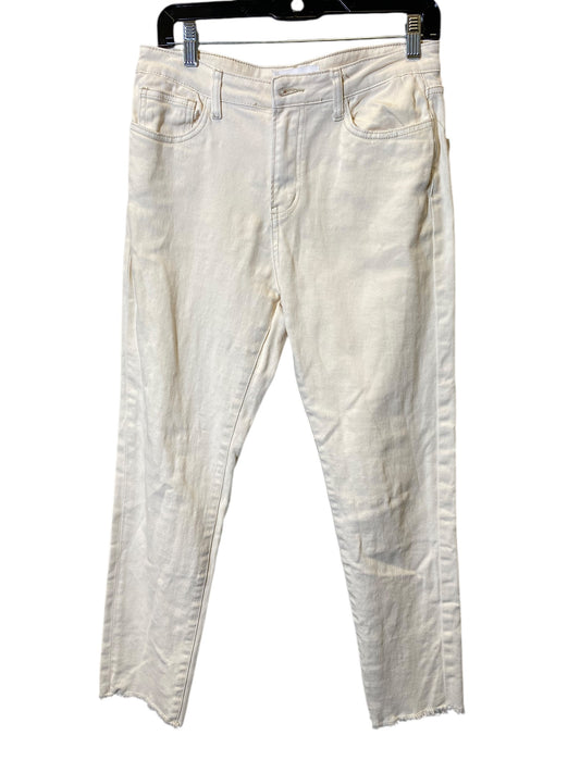 Jeans Skinny By Vervet In Cream, Size: 28