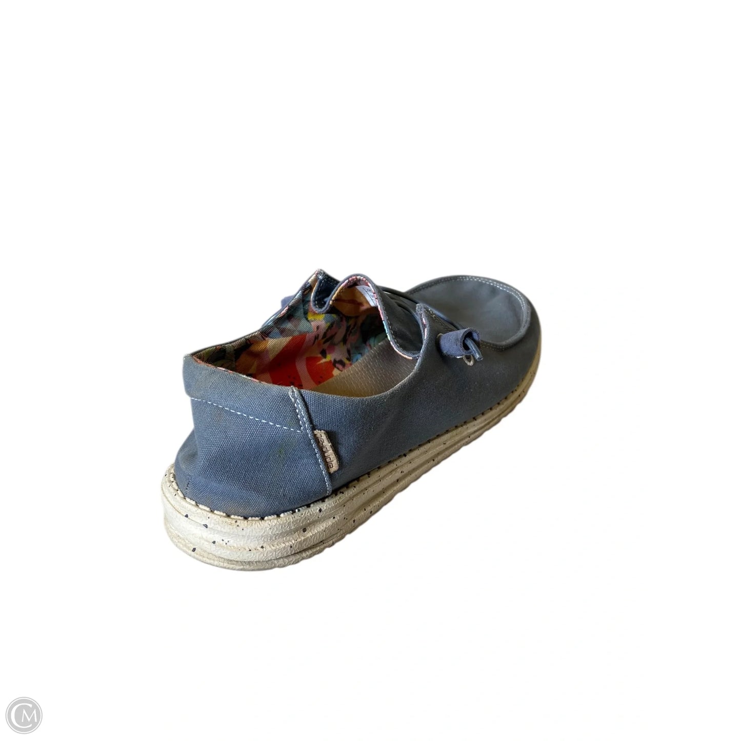 Shoes Flats By Hey Dude In Grey, Size: 10