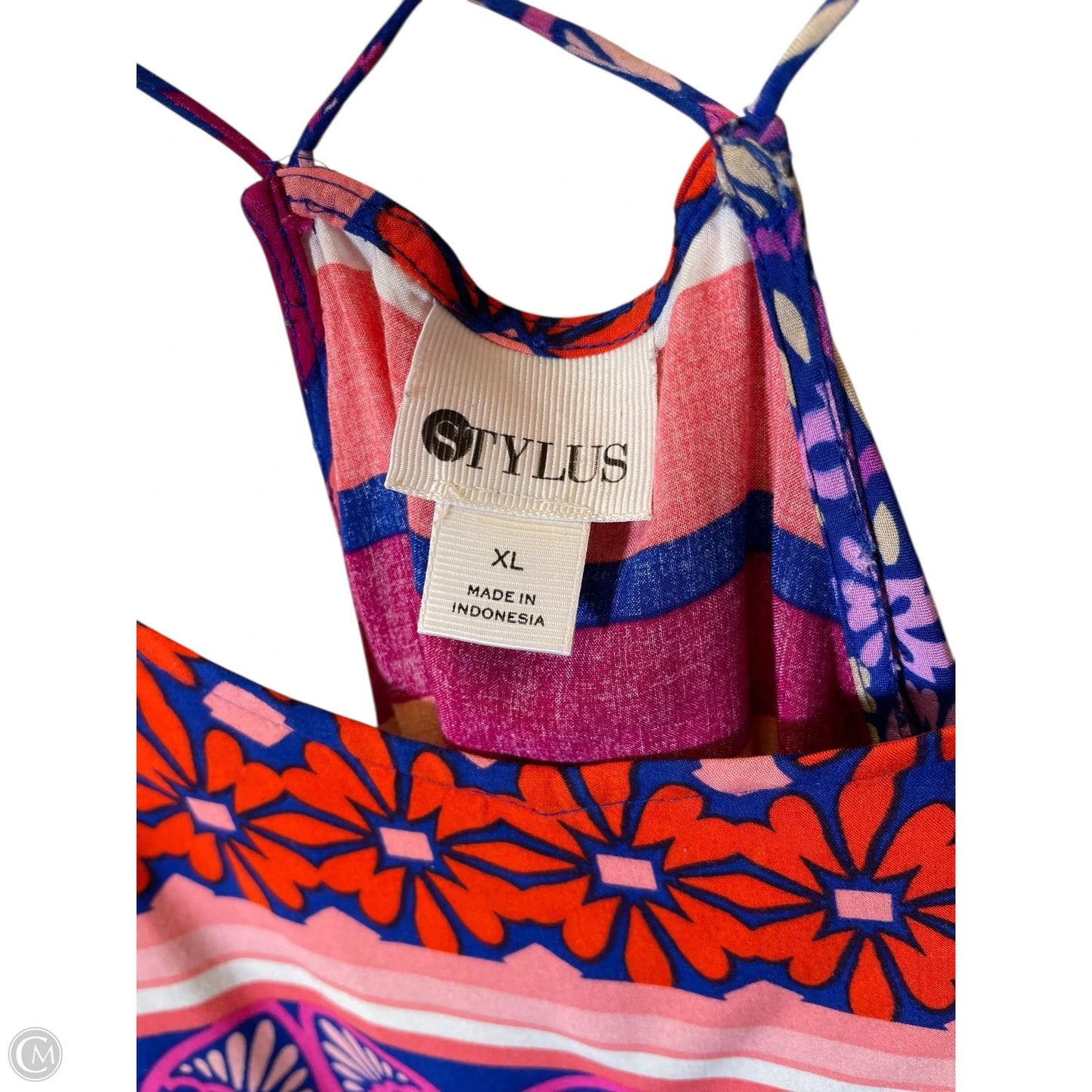 Top Sleeveless By Stylus In Multi-colored, Size: Xl