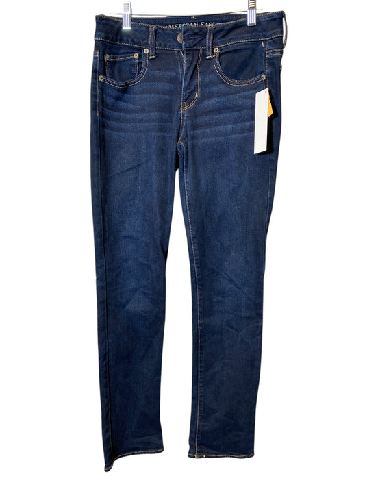 Jeans Skinny By American Eagle In Blue Denim, Size: 2