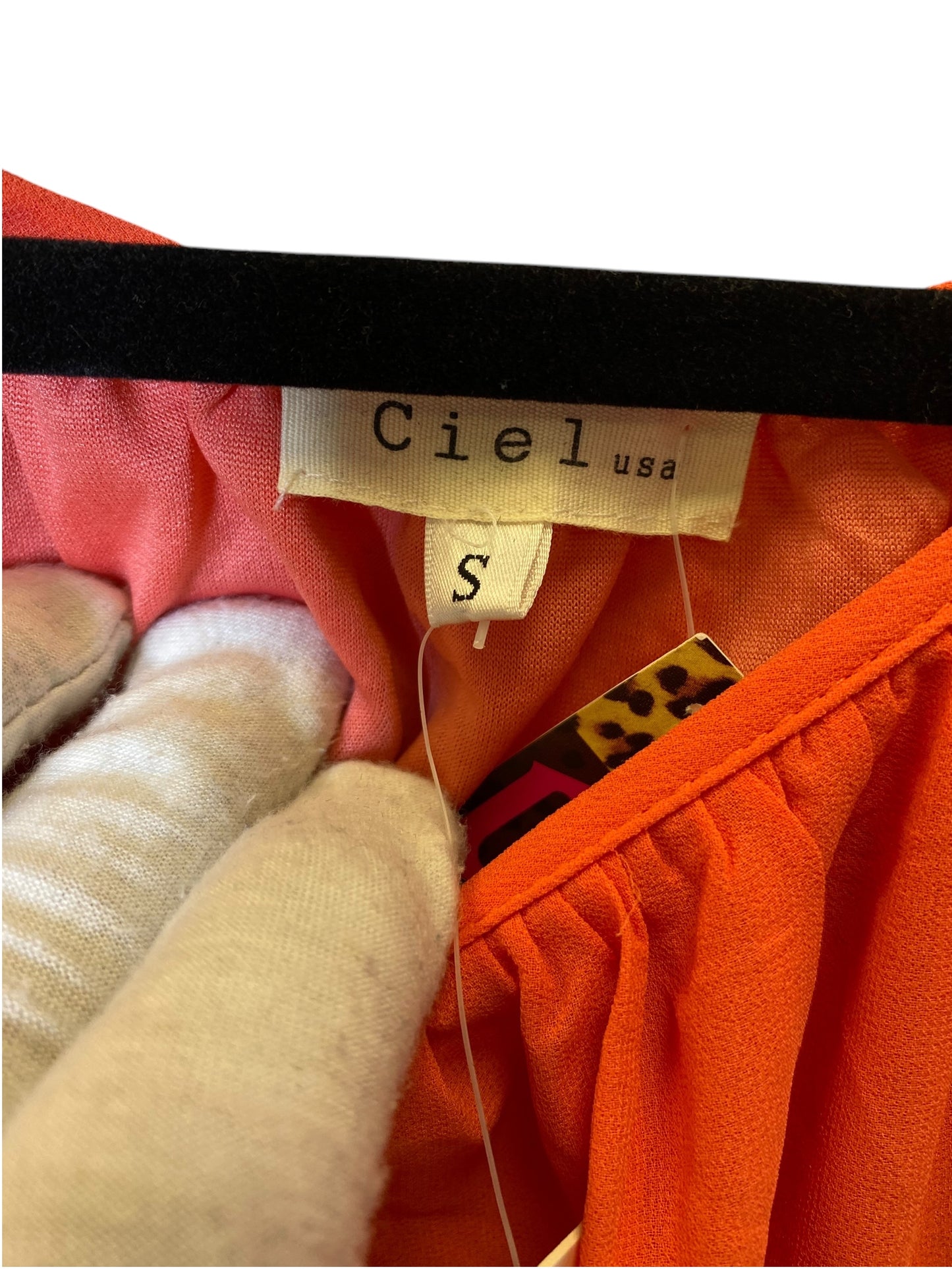 Top Long Sleeve By Clothes Mentor In Orange, Size: S