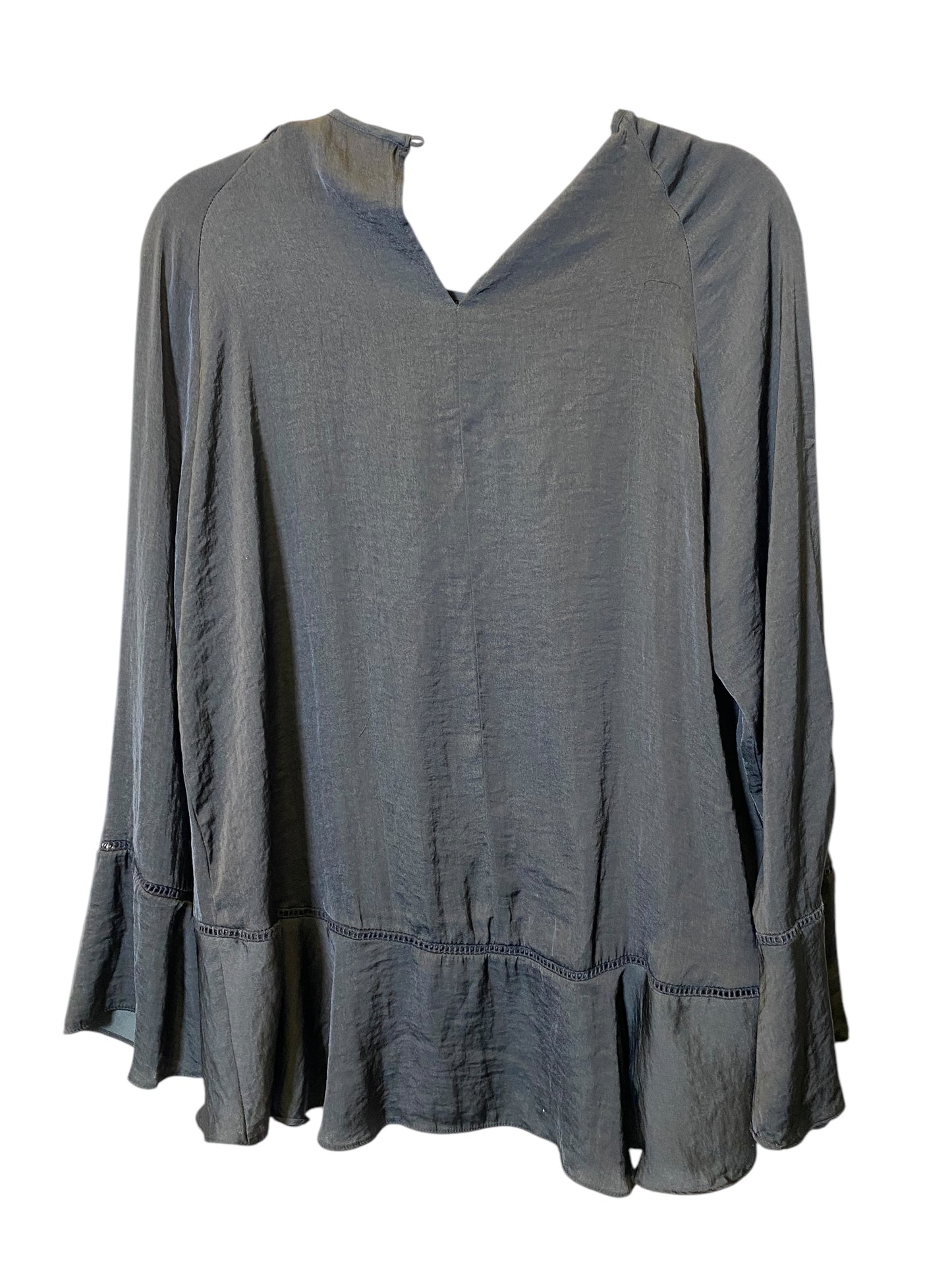 Top Long Sleeve By Mossimo In Black, Size: Xl