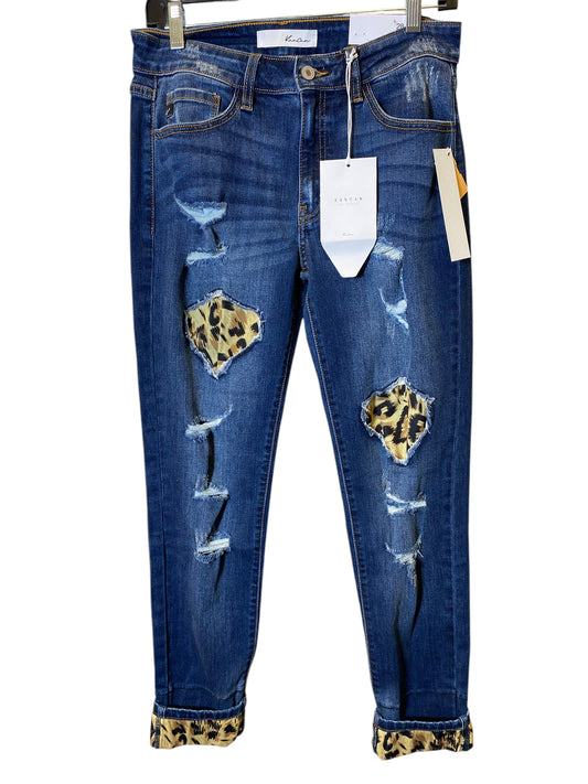 Jeans Skinny By Kancan In Blue Denim, Size: 28