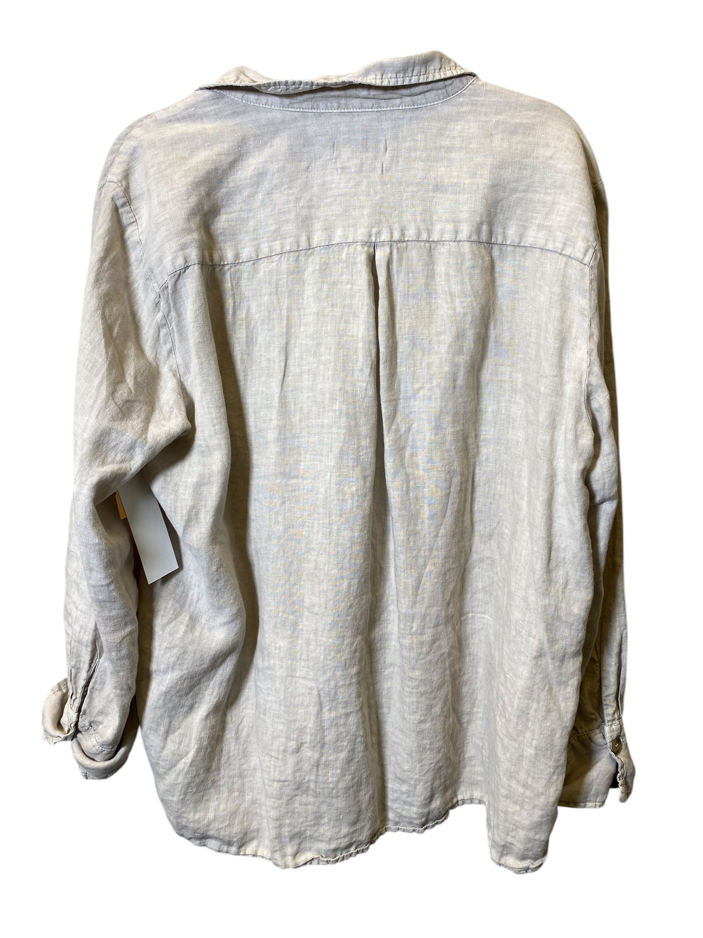 Top Long Sleeve By Zara In Beige, Size: Xxl