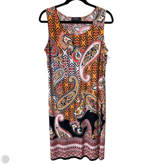Dress Casual Midi By Clothes Mentor In Multi-colored, Size: Xl