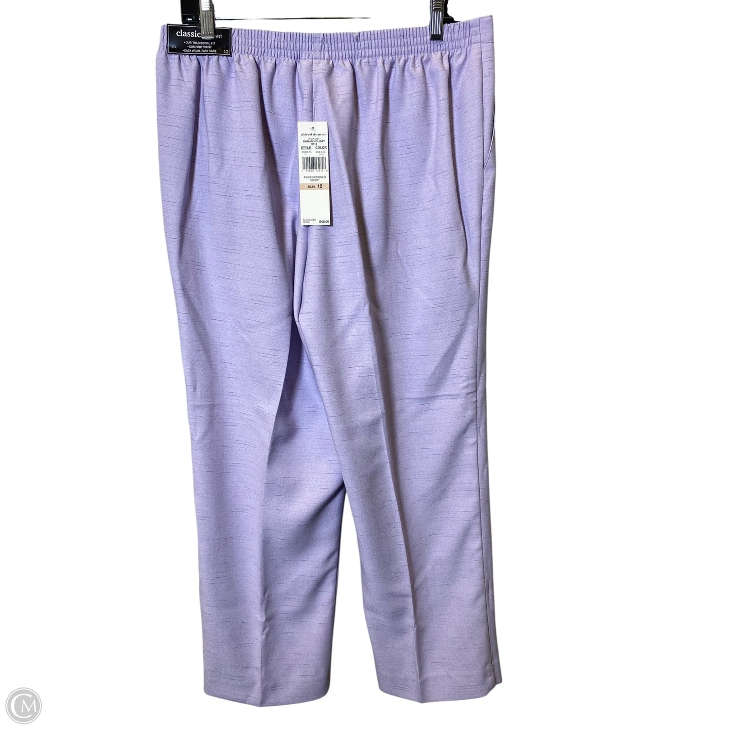 Pants Dress By Alfred Dunner In Purple, Size: 12