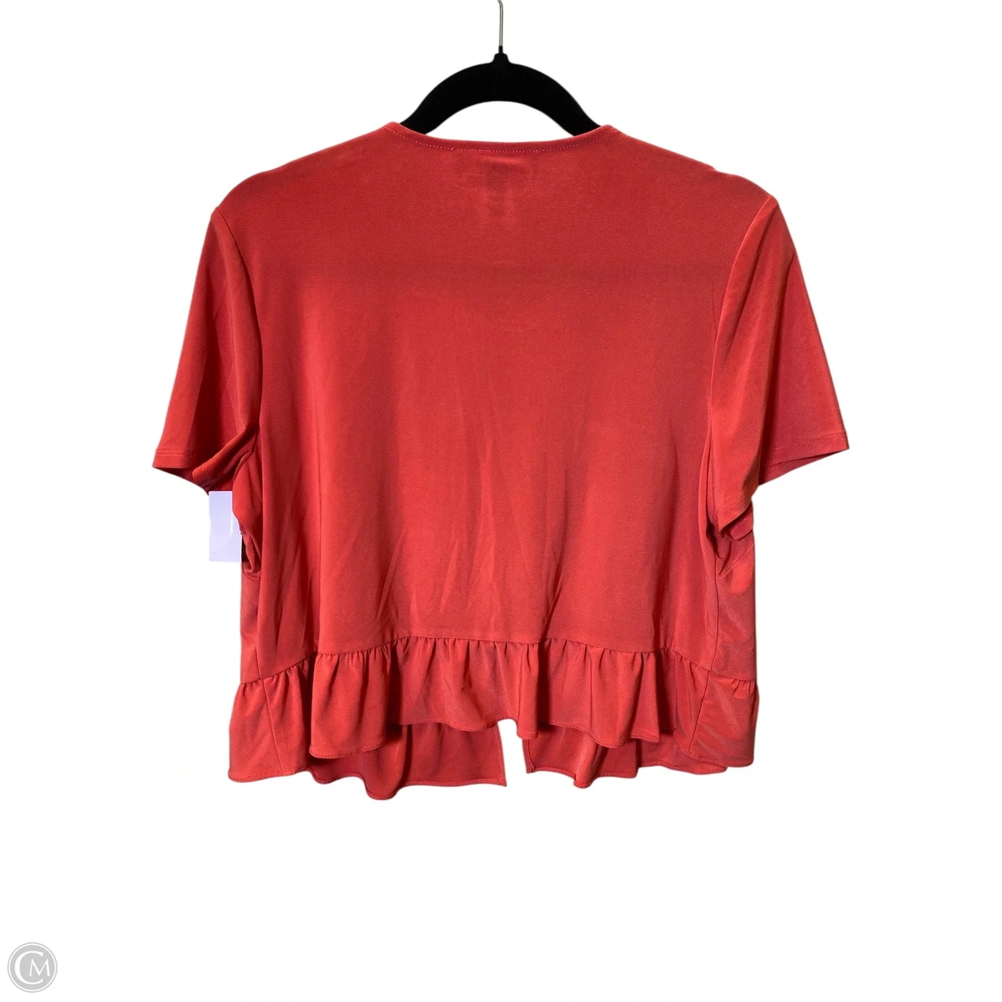 Cardigan By Perceptions In Orange, Size: L