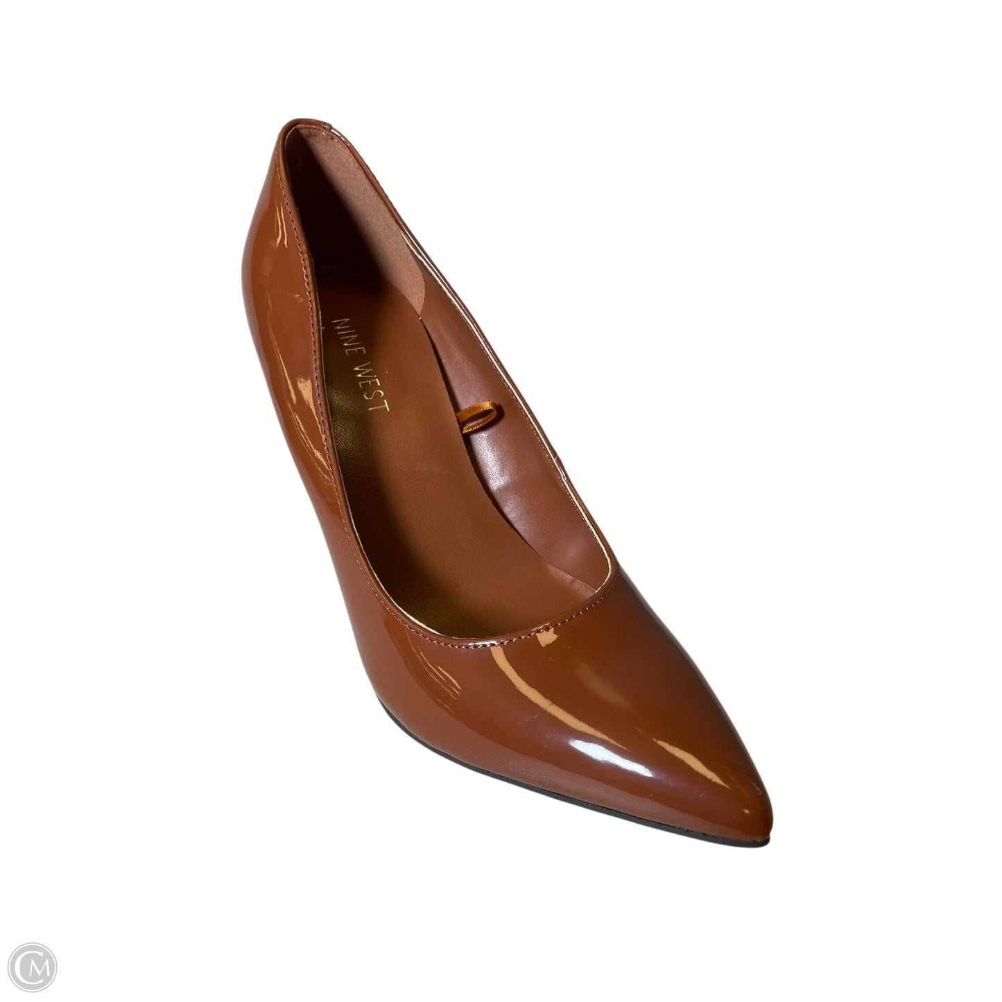 Shoes Heels Kitten By Nine West In Brown, Size: 7.5