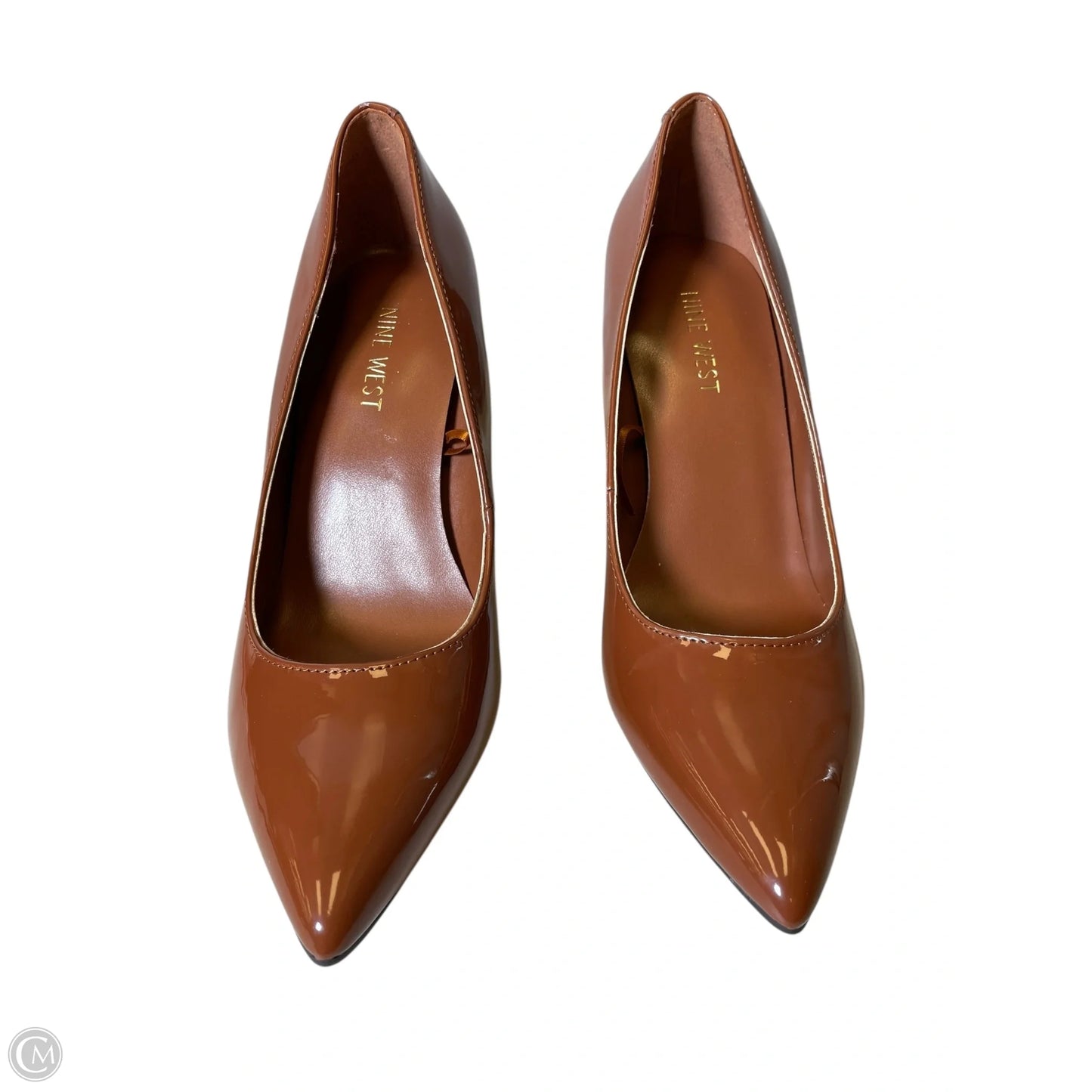 Shoes Heels Kitten By Nine West In Brown, Size: 7.5