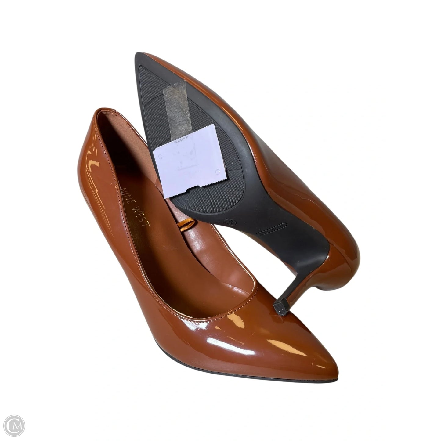 Shoes Heels Kitten By Nine West In Brown, Size: 7.5