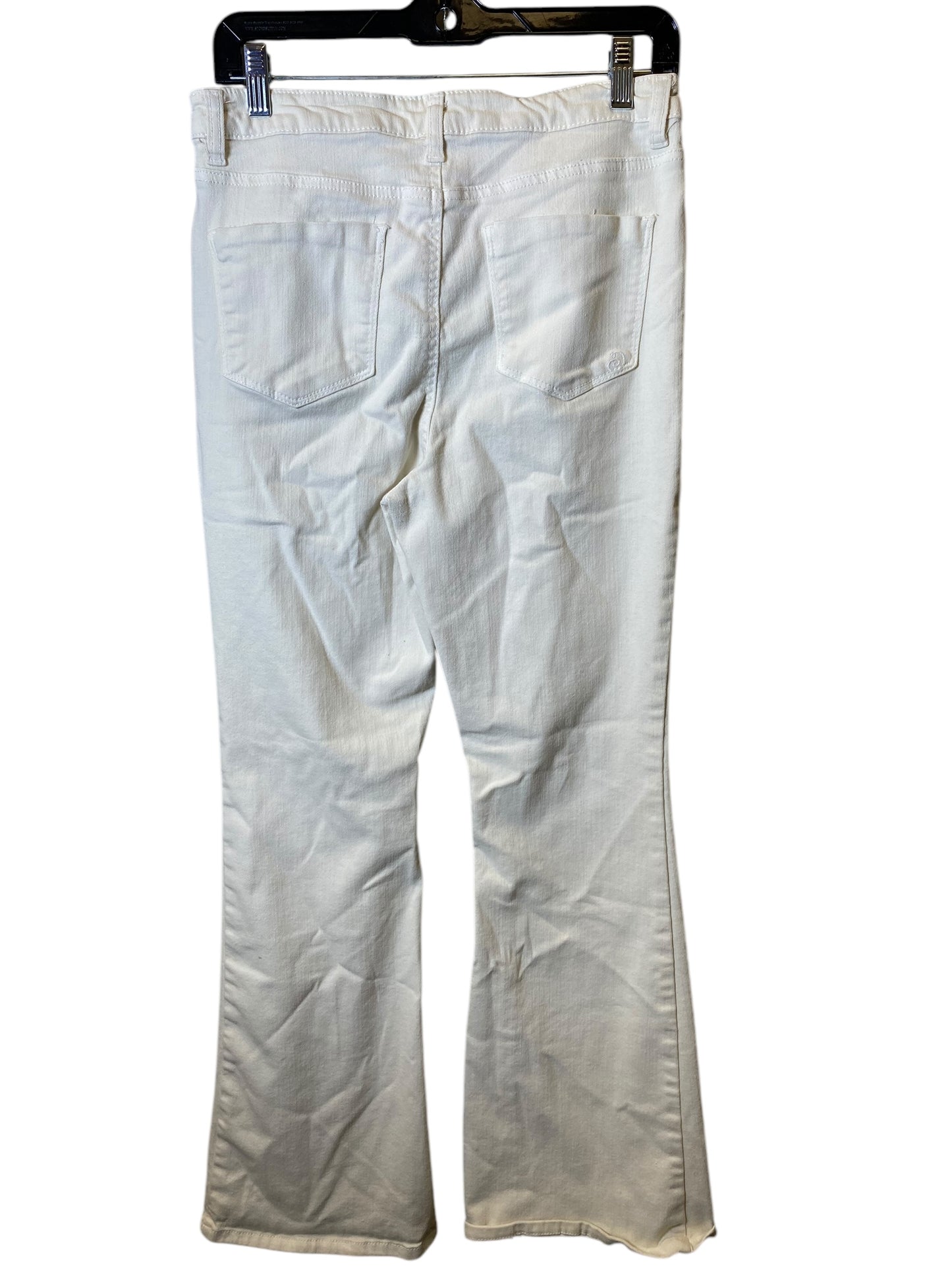 Jeans Flared By Indigo Rein In Cream, Size: 12