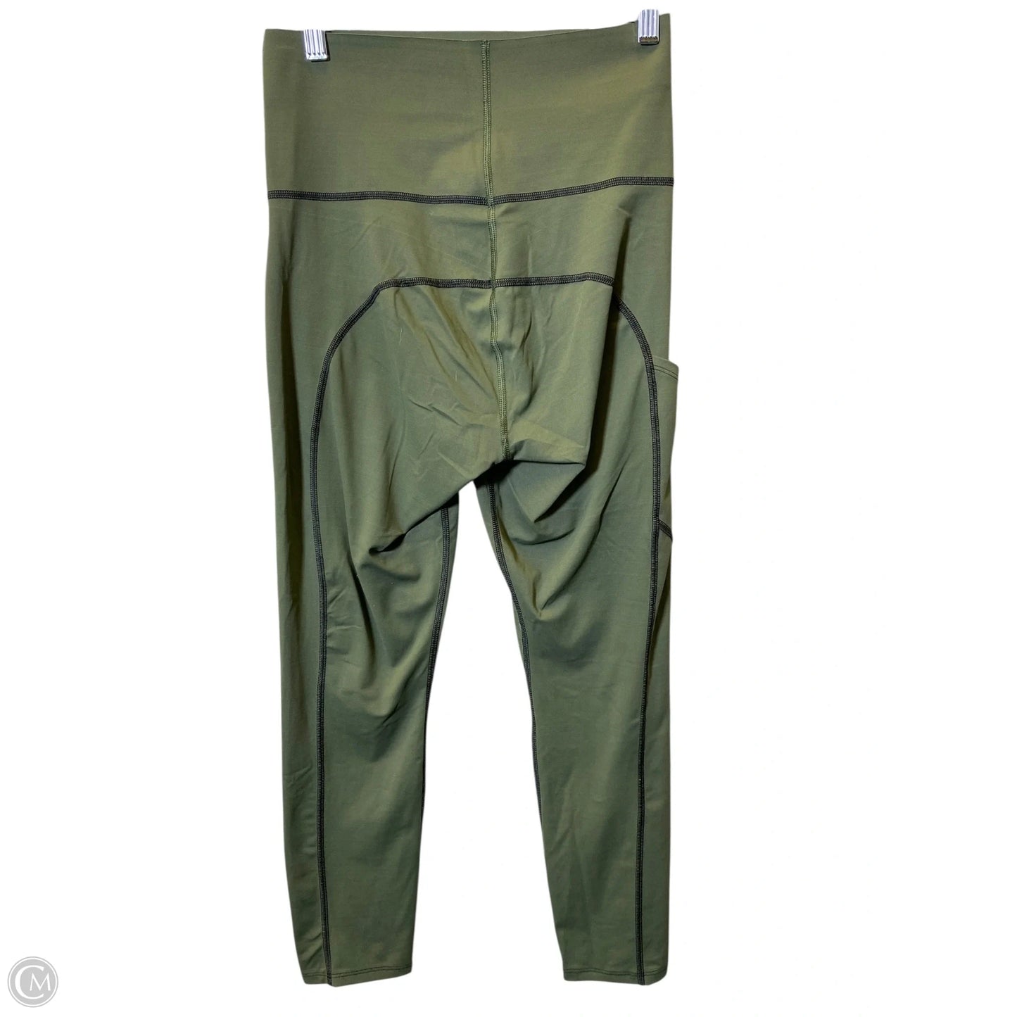 Athletic Leggings By Miraclesuit In Green, Size: L