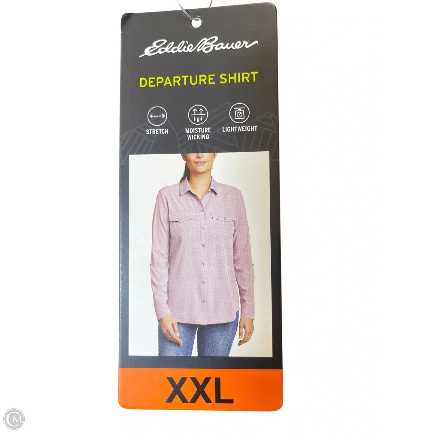 Blouse Long Sleeve By Eddie Bauer In Purple, Size: Xxl