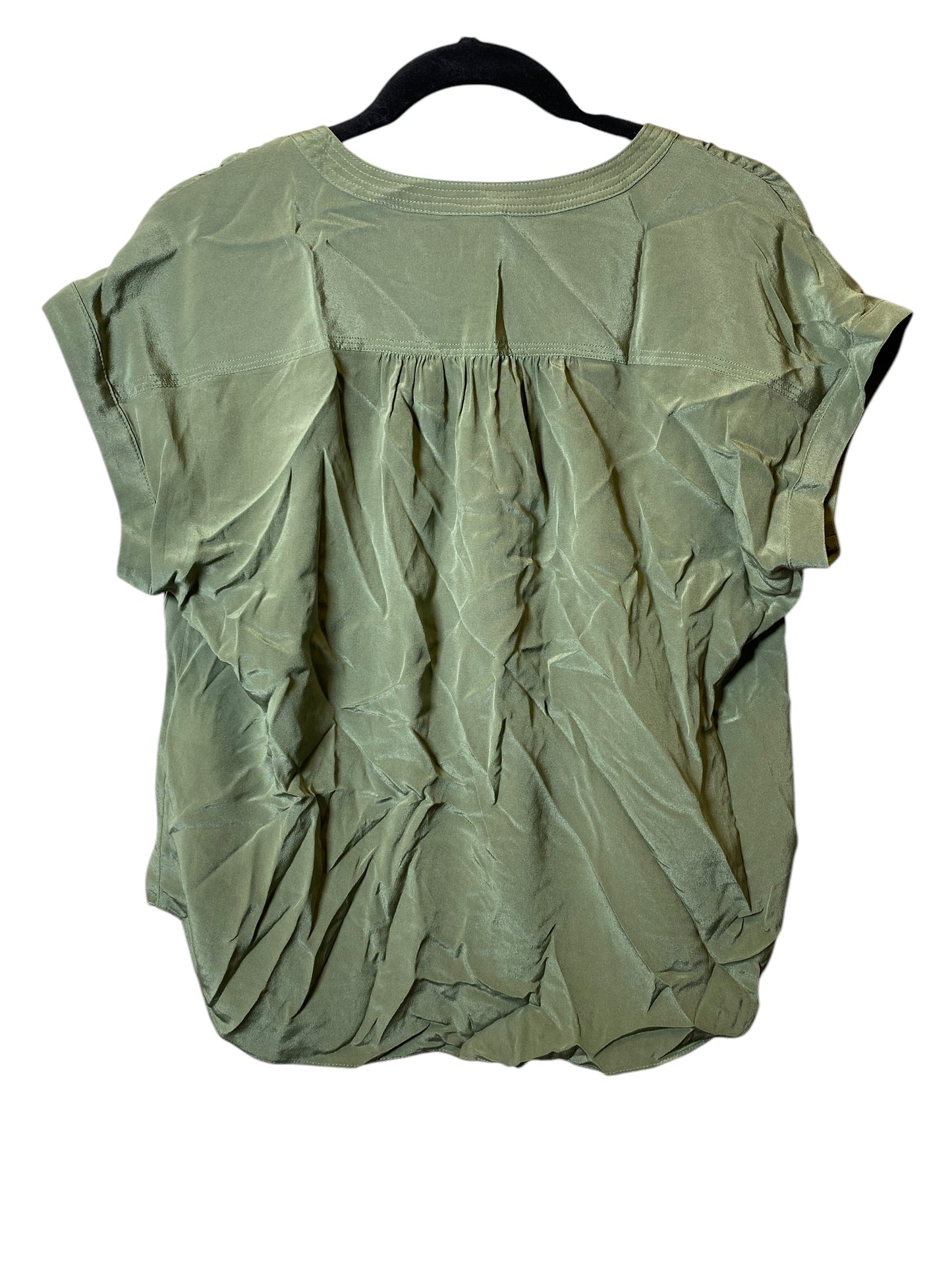 Top Short Sleeve By Banana Republic In Green, Size: Xs