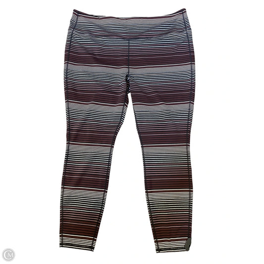 Athletic Leggings By Athleta In Multi-colored, Size: 2x