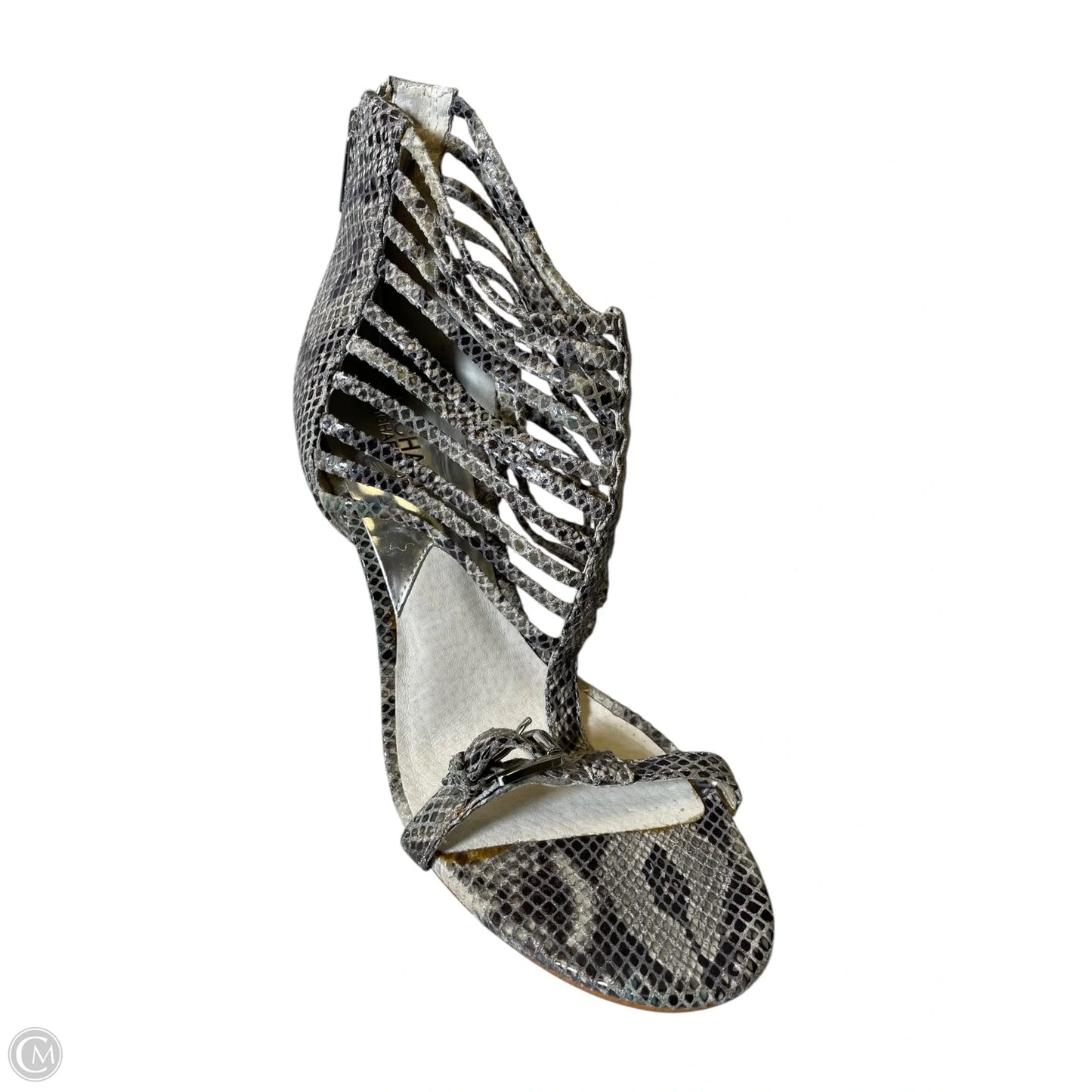 Sandals Designer By Michael Kors In Grey, Size: 9