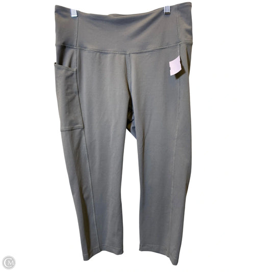 Athletic Capris By Columbia In Grey, Size: L