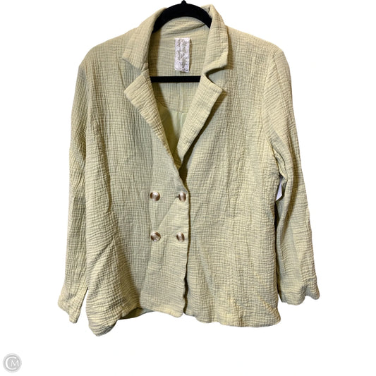 Blazer By Clothes Mentor In Green, Size: L