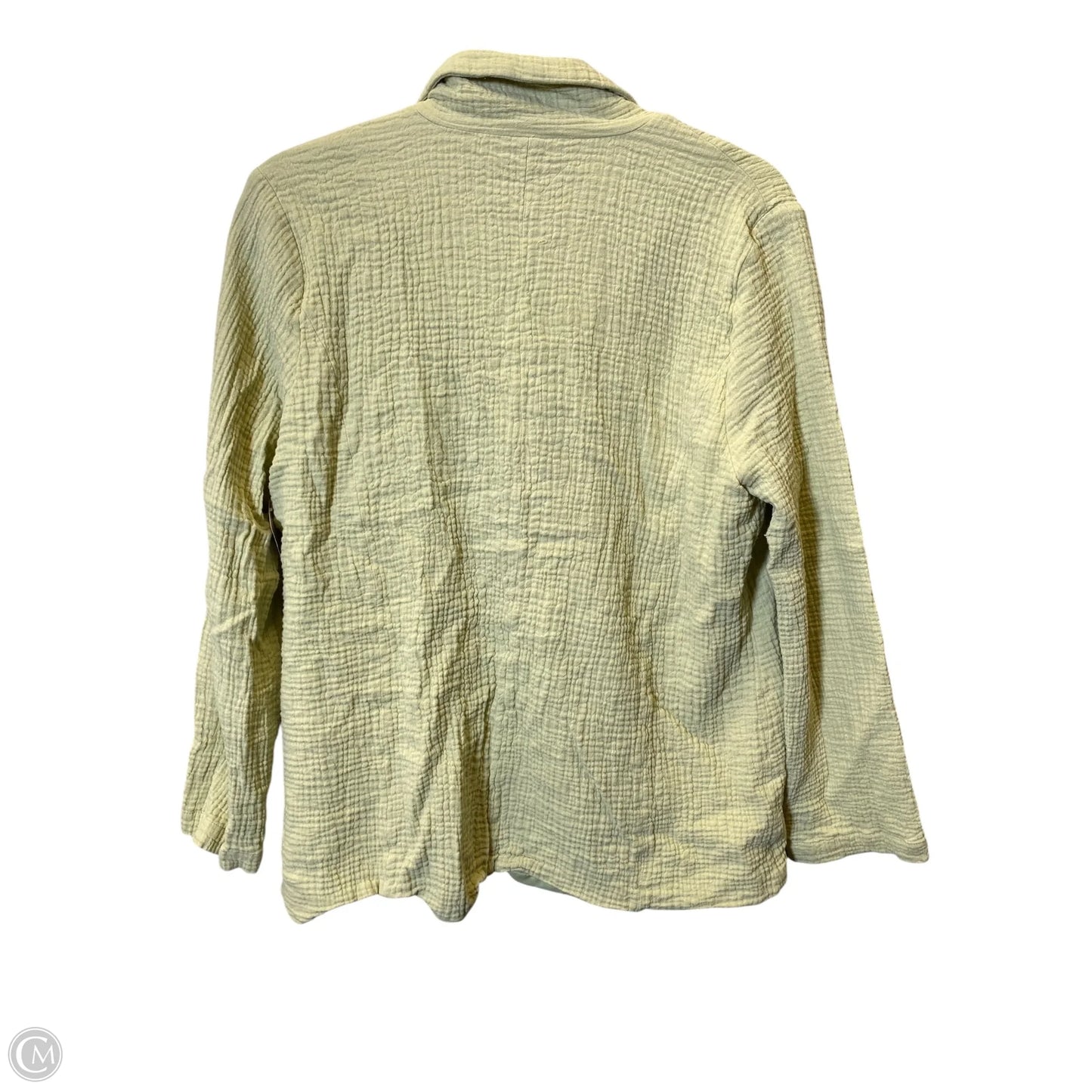 Blazer By Clothes Mentor In Green, Size: L