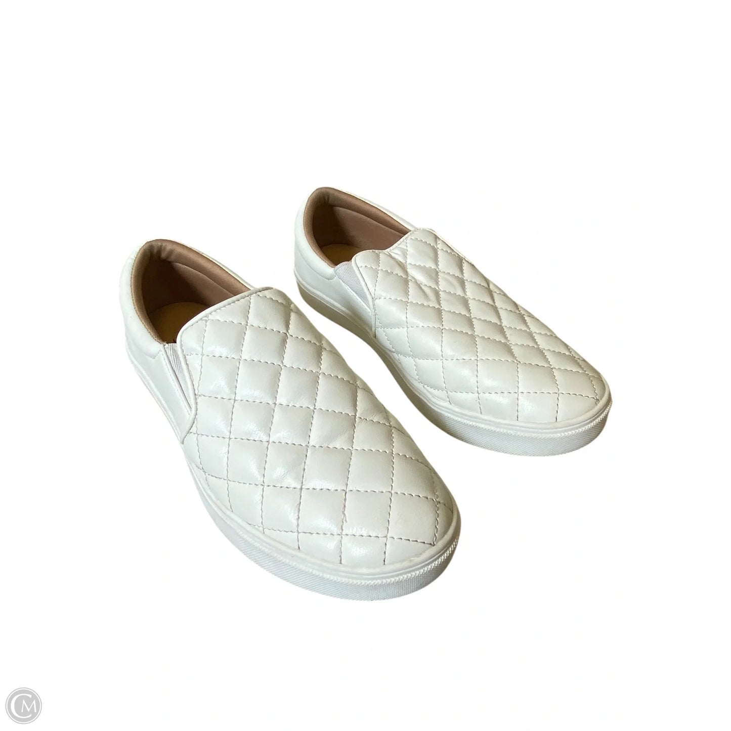 Shoes Flats By Clothes Mentor In White, Size: 8.5