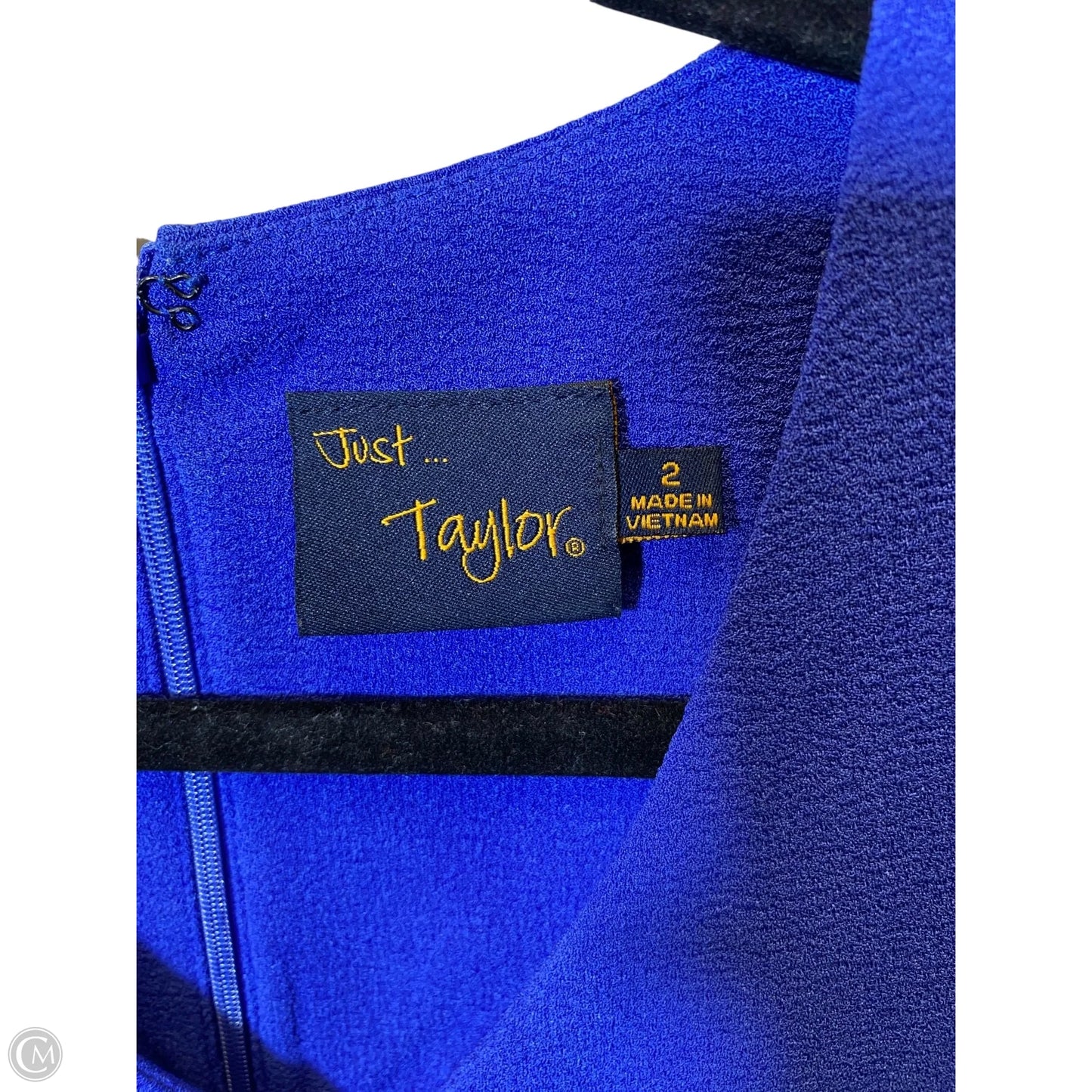 Dress Casual Short By Just Taylor In Blue, Size: Xs