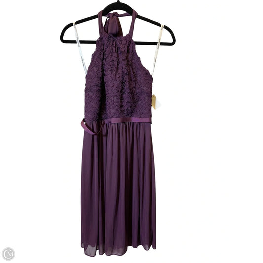 Dress Party Short By David’s Bridal In Purple, Size: S